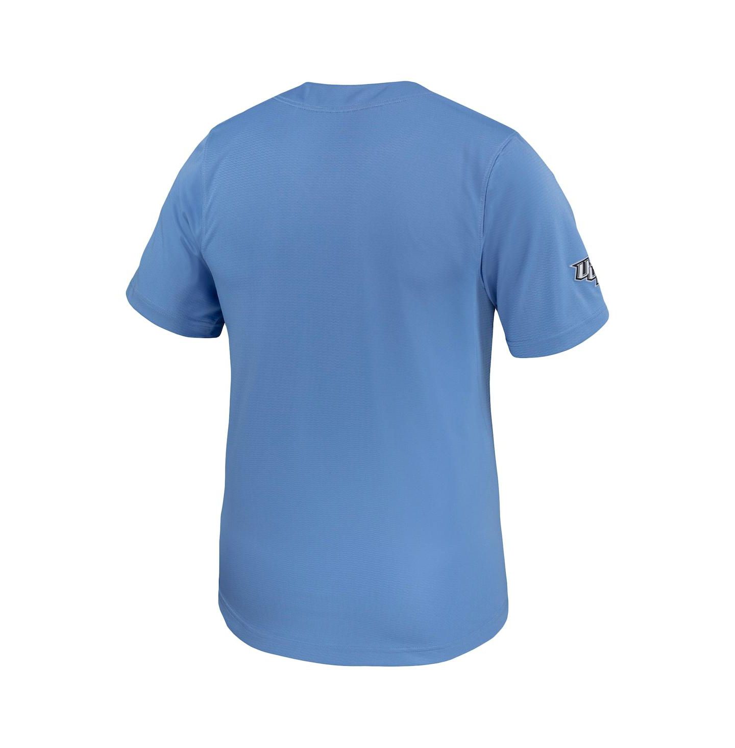 Мужской топ Nike Light Blue UCF Knights Replica Baseball Jersey — фото 3