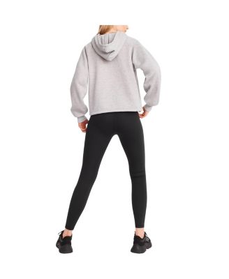 DKNY Women's Heather Gray Los Angeles Rams Debbie Dolman Raglan Pullover Hoodie