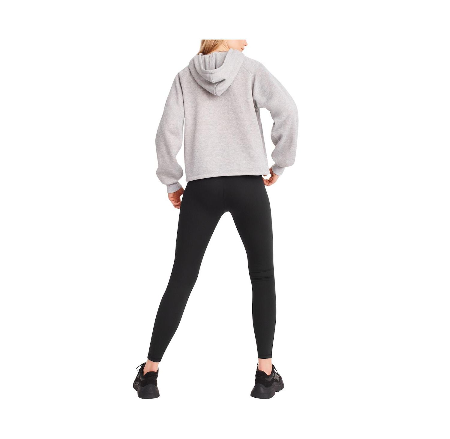 DKNY Women's Heather Gray Los Angeles Rams Debbie Dolman Raglan Pullover Hoodie