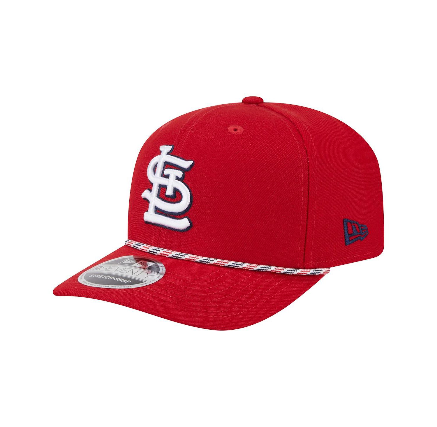 Men's Red St. Louis Cardinals Multi-Rope 9Seventy Stretch-Snap Hat