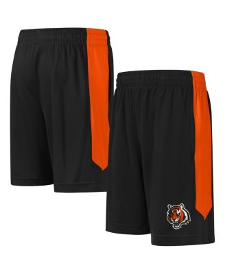 Outerstuff - Big Boys and Girls Black Cincinnati Bengals Fashion Shorts