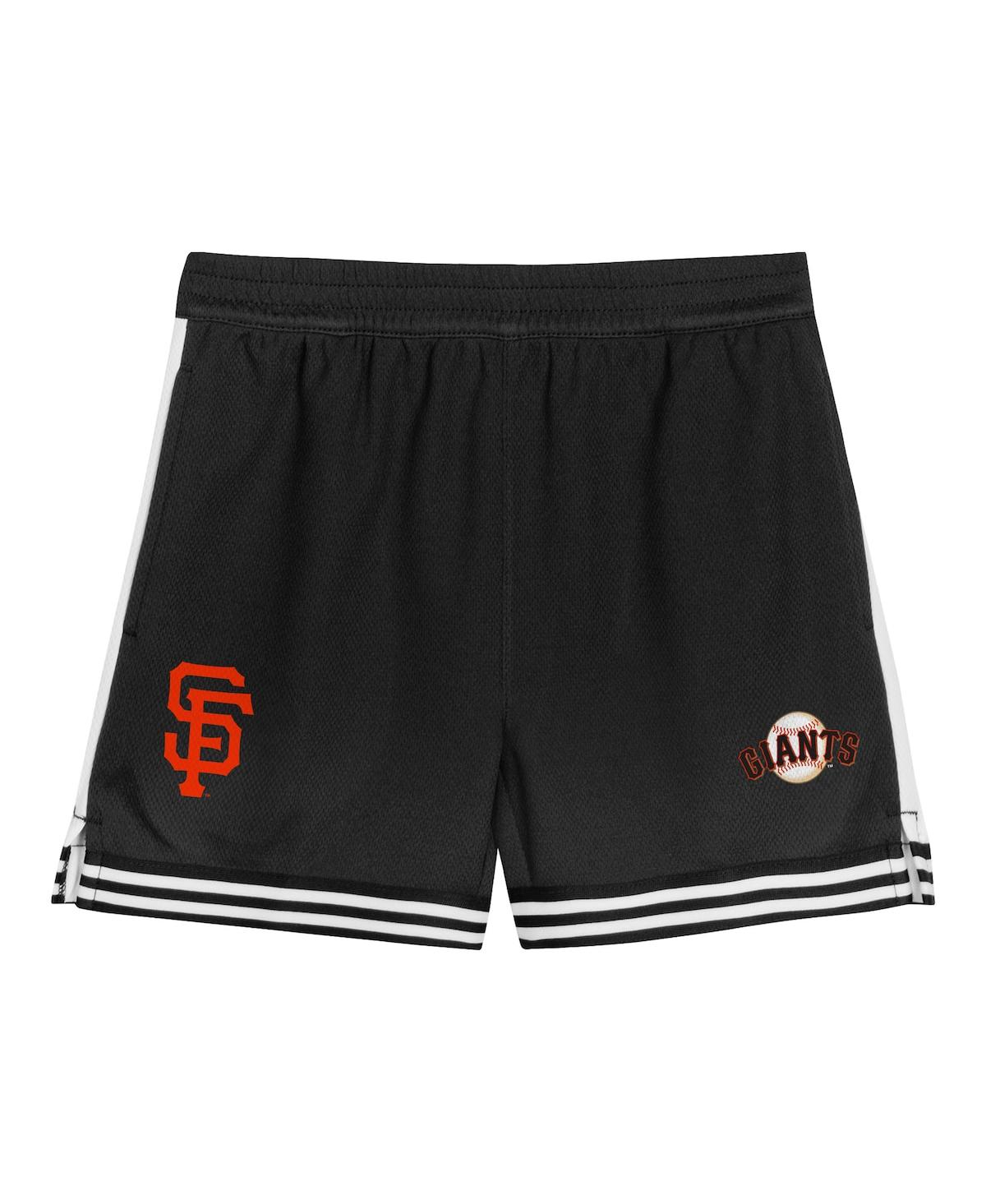Outerstuff Preschool 2-piece Orange San Francisco Giants Hitter Infielder T-shirt And Shorts Set In Orange
