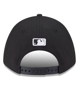 Men's Black Chicago White Sox Player Replica 9Forty Adjustable Hat