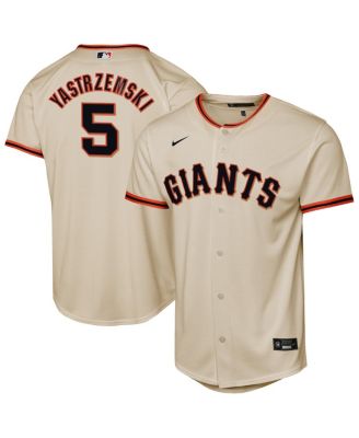 Nike - Big Boys and Girls Mike Yastrzemski Cream San Francisco Giants Home Replica Player Jersey