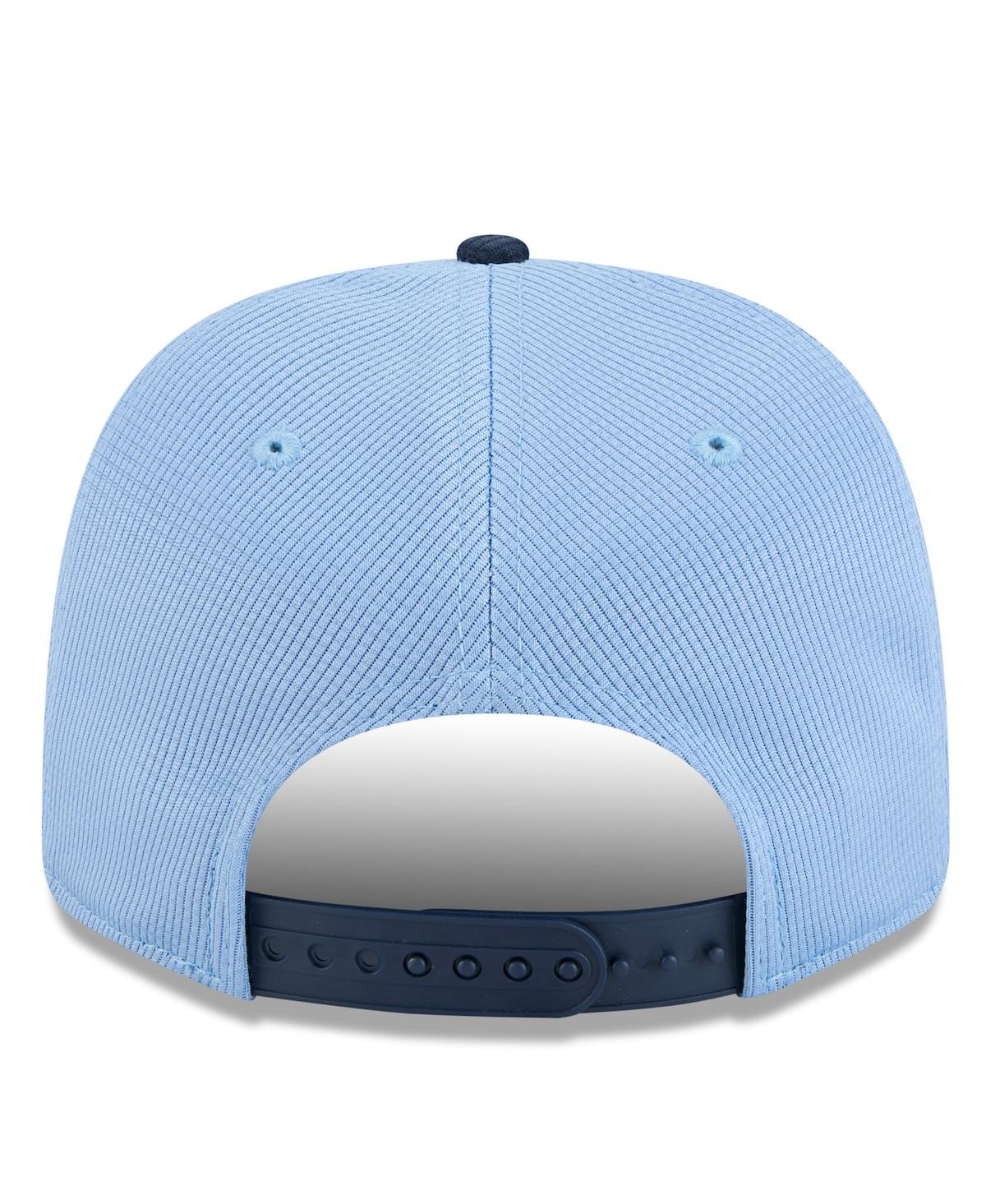New Era Men's Sky Blue/navy Sporting Kansas City 2025 Jersey Hook 9seventy Stretch-snap Hat In Light Blue