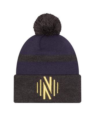 New Era - Men's&nbsp;Navy Nashville SC 2025 Kickoff Cuffed Knit Hat with Pom