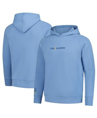 Barstool Golf - Men's Light Blue The Players Performance Layering Pullover Hoodie