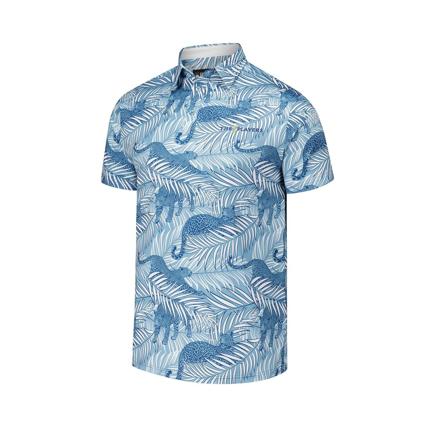 Men's Blue The Players Party Animal Polo Shirt