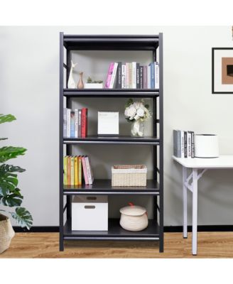 Adjustable Heavy Duty Metal Shelving - 5-Tier Storage Shelves, 2000LBS Load, Kitchen, Garage, Pantry H63  W31.5  D15.7