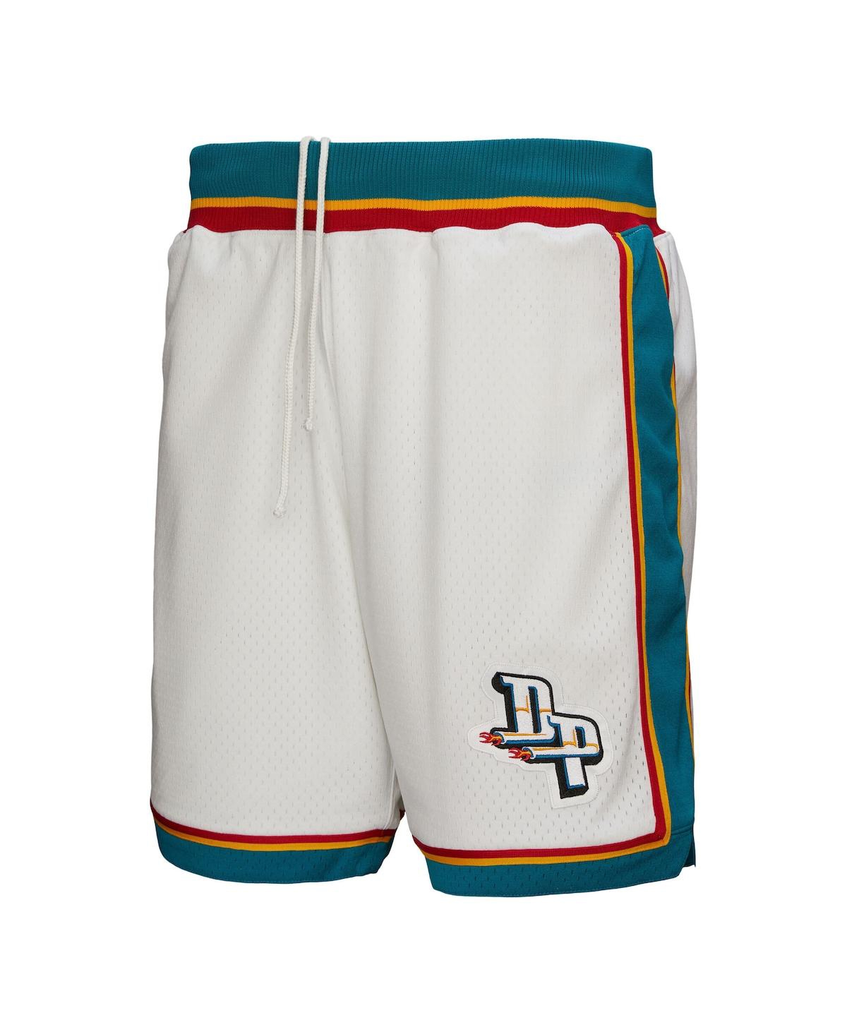 Mitchell & Ness Men's White Detroit Pistons Authentic Shorts In White