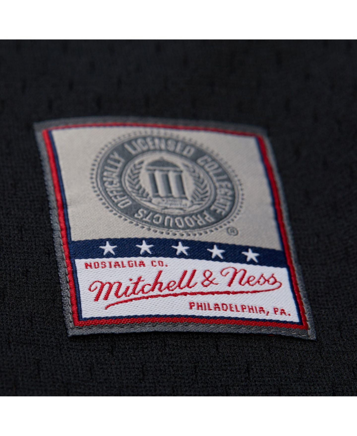 Мужской топ Mitchell & Ness Black Florida State Seminoles On The Clock Full-Button Fashion Jersey — фото 5