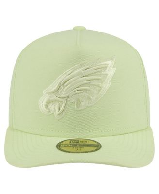 Men's Green Philadelphia Eagles Color Pack A-Frame 59FIFTY Fitted Hat