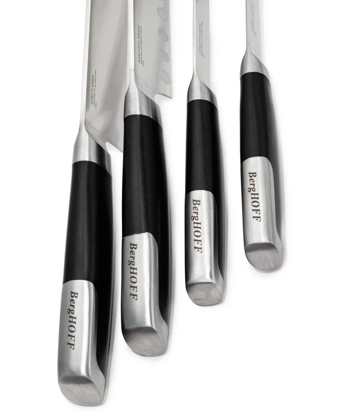 Berghoff Leo Graphite 4-piece Cutlery Set In Black