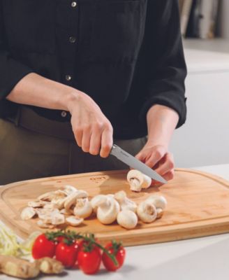 Leo Graphite 5-Piece Cutlery Block Set