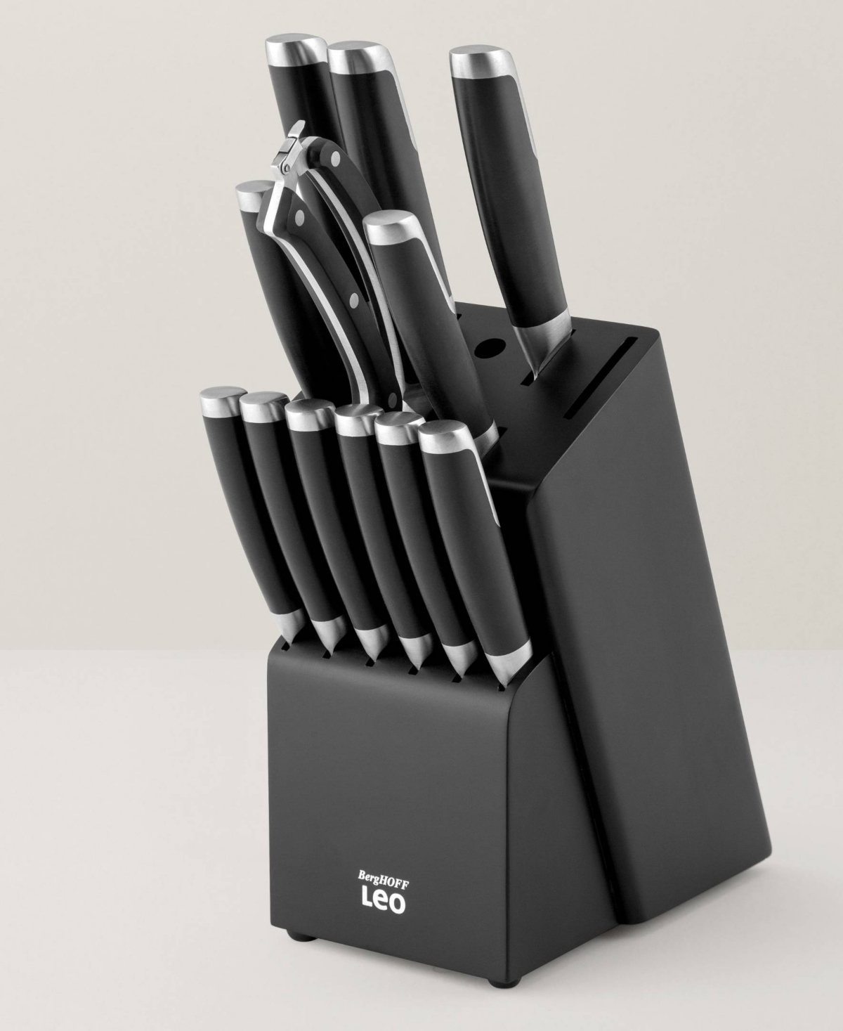 Berghoff Leo Graphite 13-piece Knife Block Set In Black