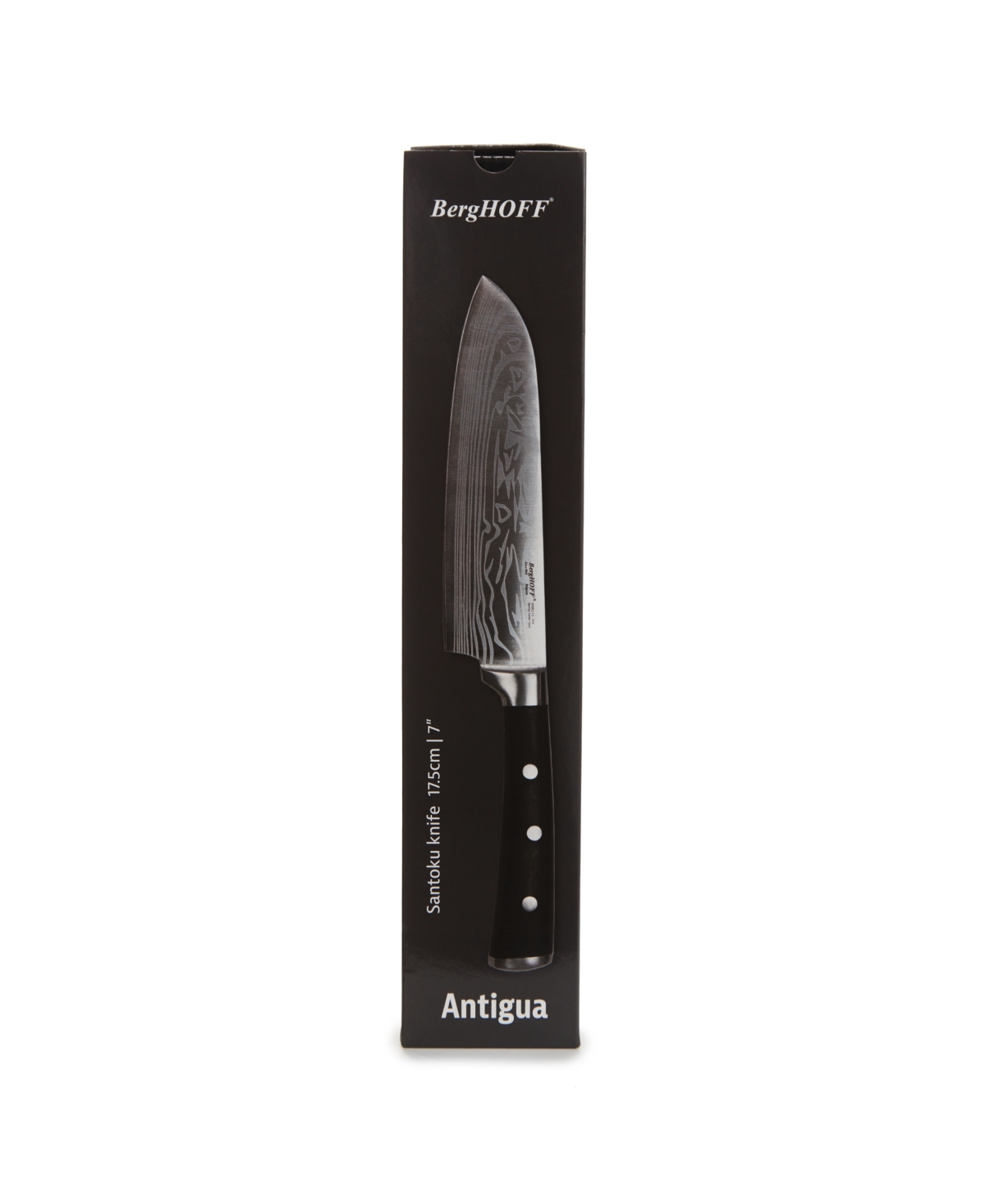 Berghoff Antigua 7" Santoku Knife In Black