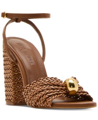 【STEVE MADDEN】Cheyla ゴールドサンダル Steve Madden Women's Cheyla Knotted Two-Piece Dress Sandals