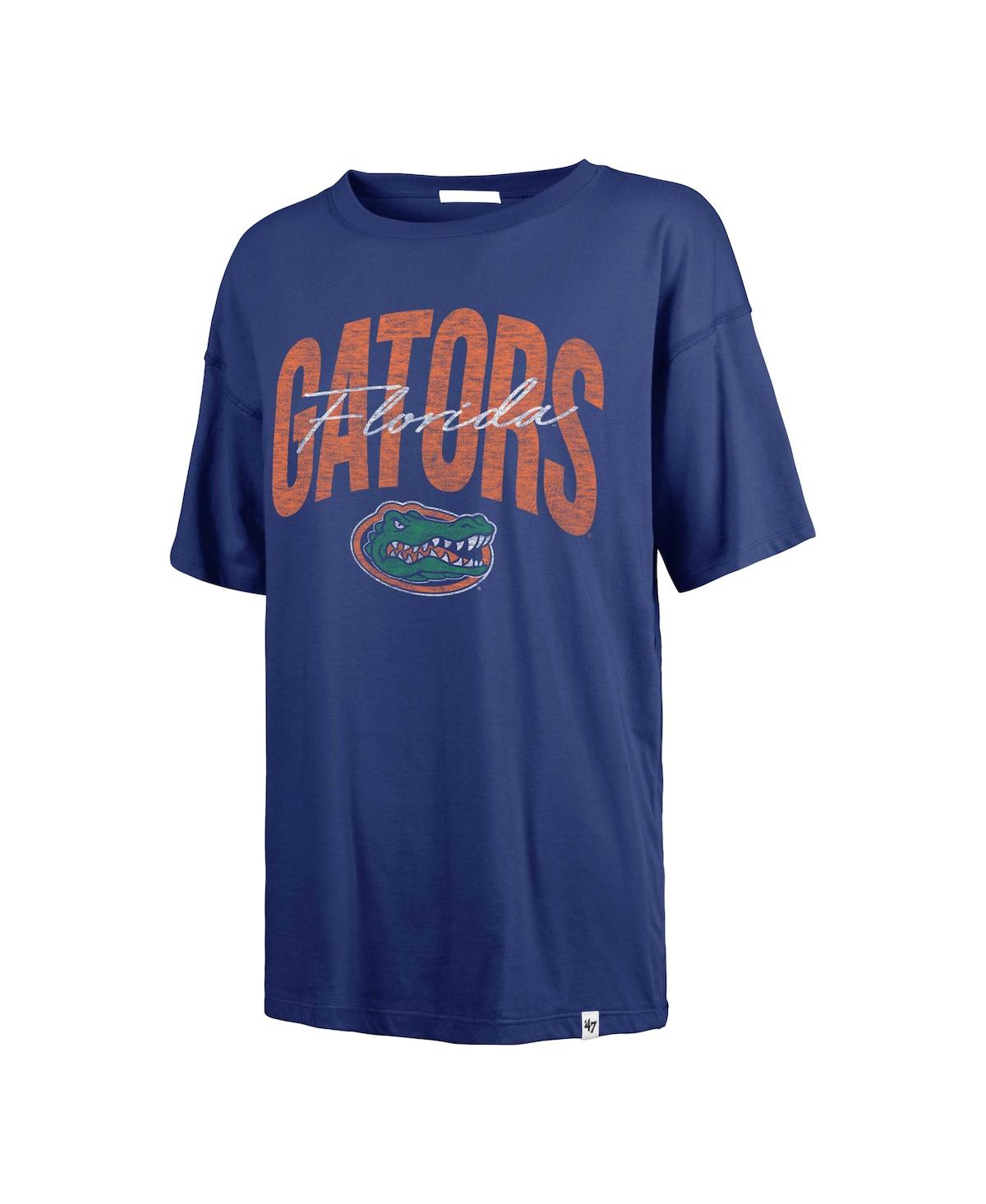 47 BRAND WOMEN'S ROYAL FLORIDA GATORS MUSE SADIE T-SHIRT 