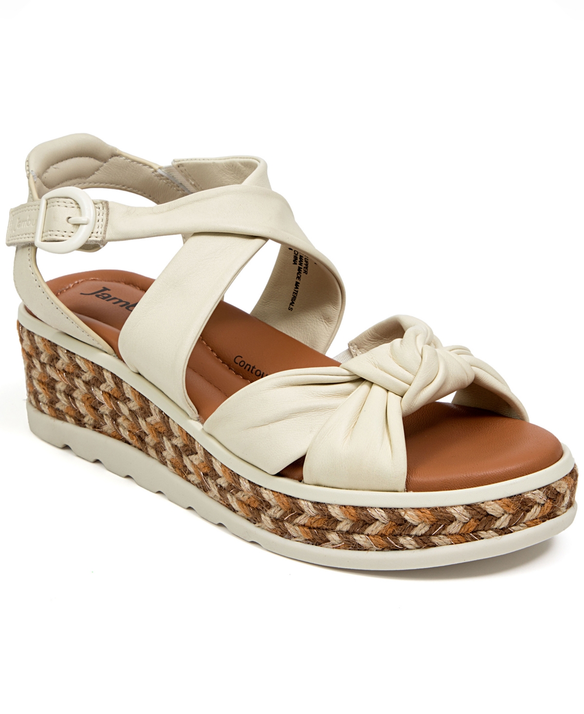 Jambu Diana Wedge Sandal In Eggshell
