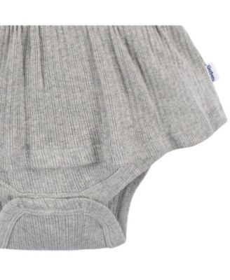 Baby Girls' 3-Pack Sleeveless Skirted Onesies Bodysuits, Winsome Orchid