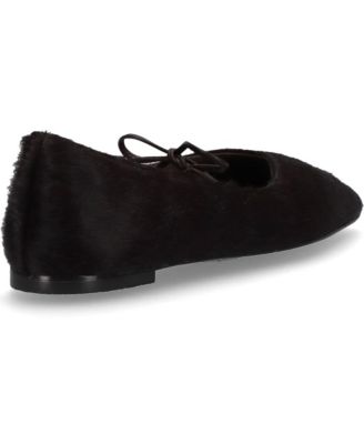 Sway Soft Brown Leather Ballet Flats