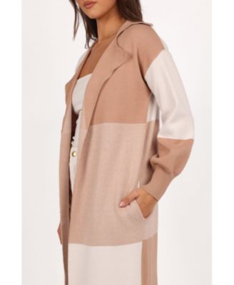 Women's Kingston Large Check Long Cardigan