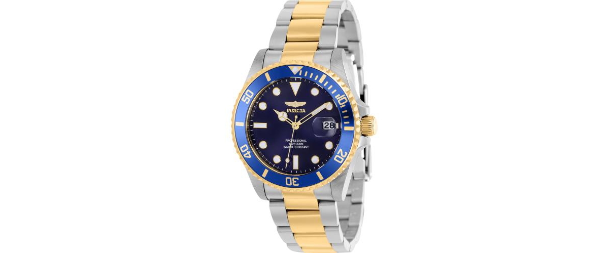 Women's 37151 Pro Diver Quartz 3 Hand Blue Dial Watch - Blue