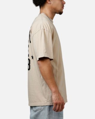 Men's Dice College T-Shirt, Beige/Khaki, S