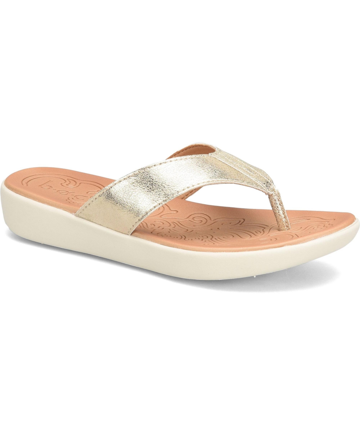 Women's Born Aimee Slip-On Sandals - Champagne Metallic