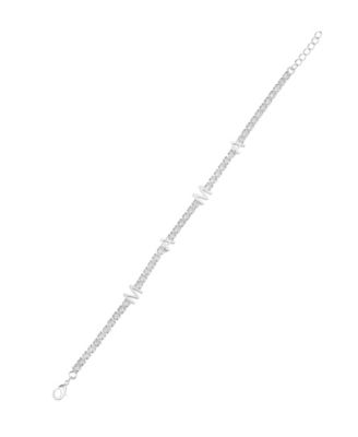 Cubic Zirconia Mama Tennis Bracelet