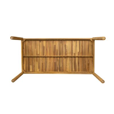 Streamdale Spacious and Durable Acacia Wood Dining Table for Gatherings and Enjoyable Dining Experiences