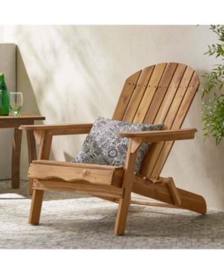 Streamdale Rustic Acacia Folding Adirondack Chair