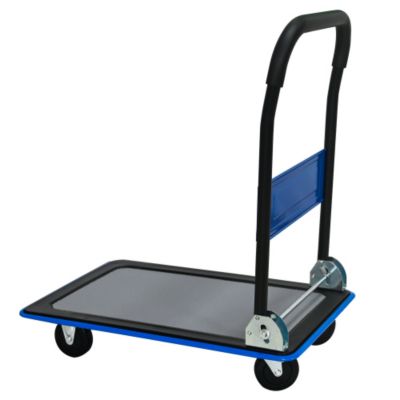 Foldable Platform Push Hand Truck Cart with 880 lbs Weight Capacity