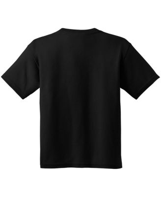 Big Boys and Girls Black Neon Logo T-Shirt