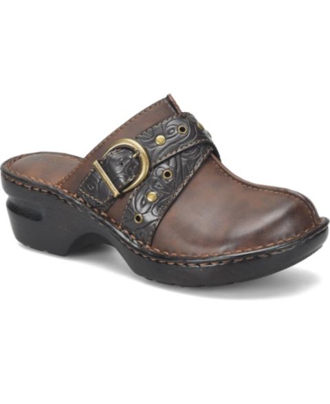 Женские сабо b.o.c. Karley Clog Slip-On Mules, цвет: Тёмный коричневый