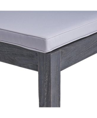 Streamdale Acacia 7-Piece Expandable Dining Set, Gray