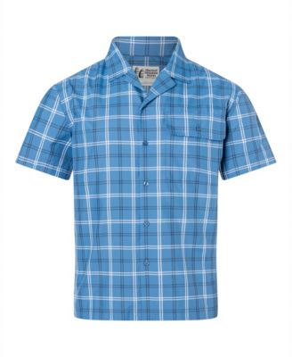 Men's AirExchange Ultraviolet Protection Factor 40 Camp Novelty Short Sleeve Shirt