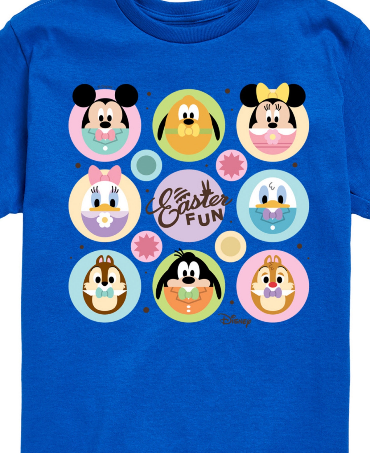 Hybrid Toddler Boys Disney Mickey Easter Characters Graphic T-shirt In Blue