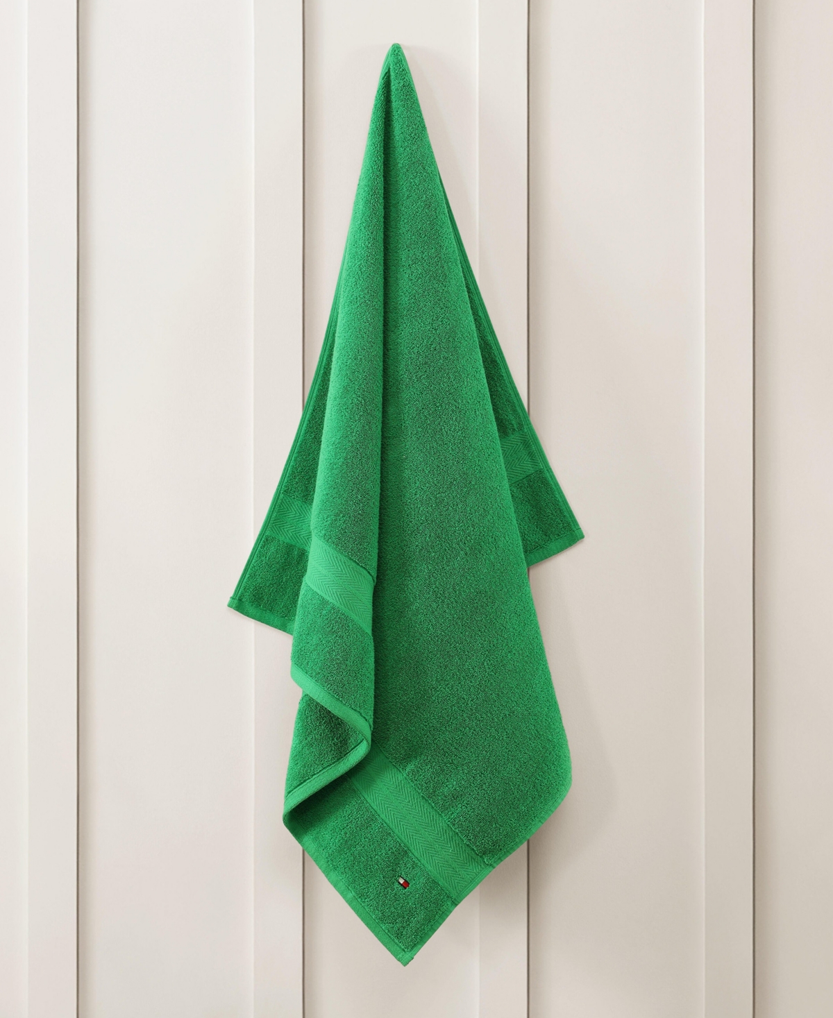 Shop Tommy Hilfiger Home Modern American Solid Cotton Bath Towel, 30" X 54"