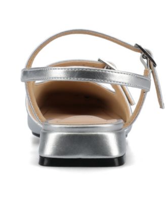 Women's Gretchenn Multi Strap Square Toe Mary Jane Flats