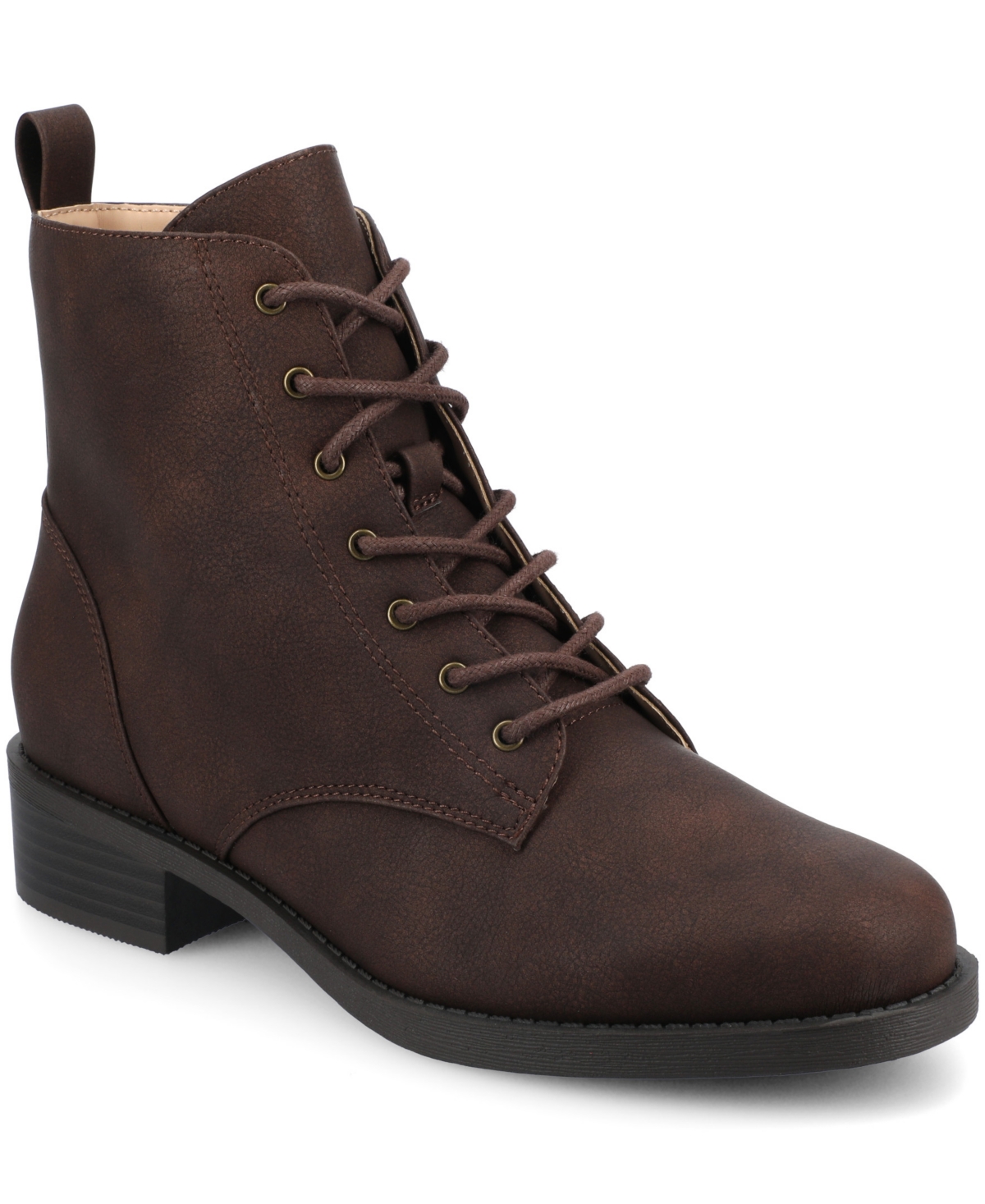 Journee Collection Kodah Ankle Boot- Wide Width Available In Animal Print