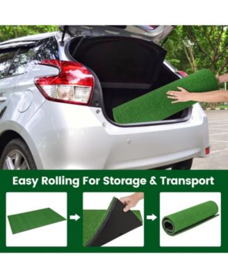 5 x 3 ft Artificial Turf Grass Practice Mat for Indoors and Outdoors