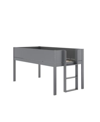 Samuel Kids Bunk Bed With Convertible, Solid Wood Frame And Easy-To-Climb Ladder With No Box Spring Required