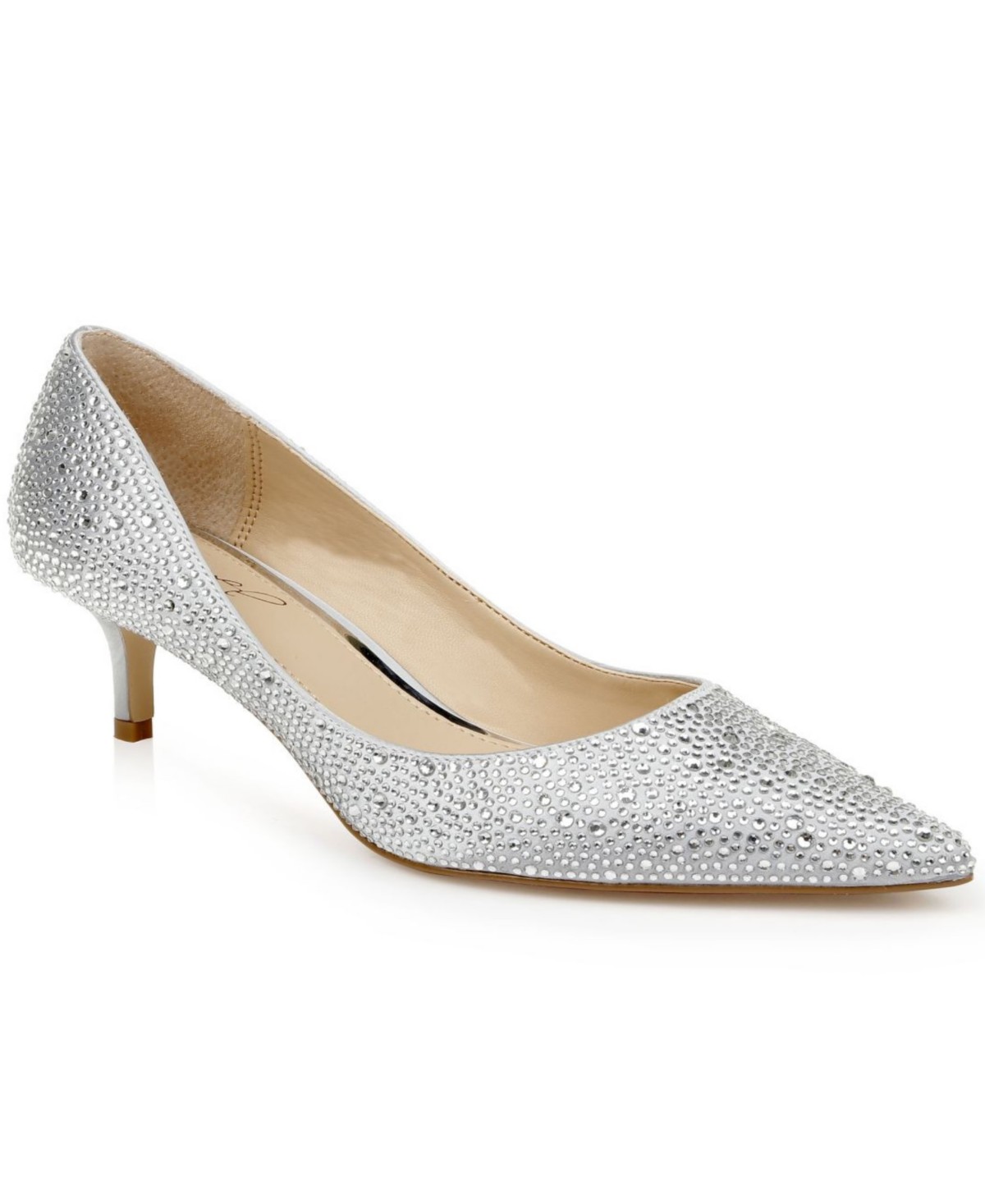 Женские туфли Jewel Badgley Mischka Women's Frenchie Kitten Heel Evening Pumps — фото 1
