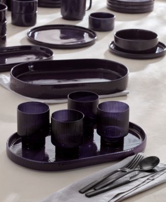 Modulus Serving Platter & Bowl Set