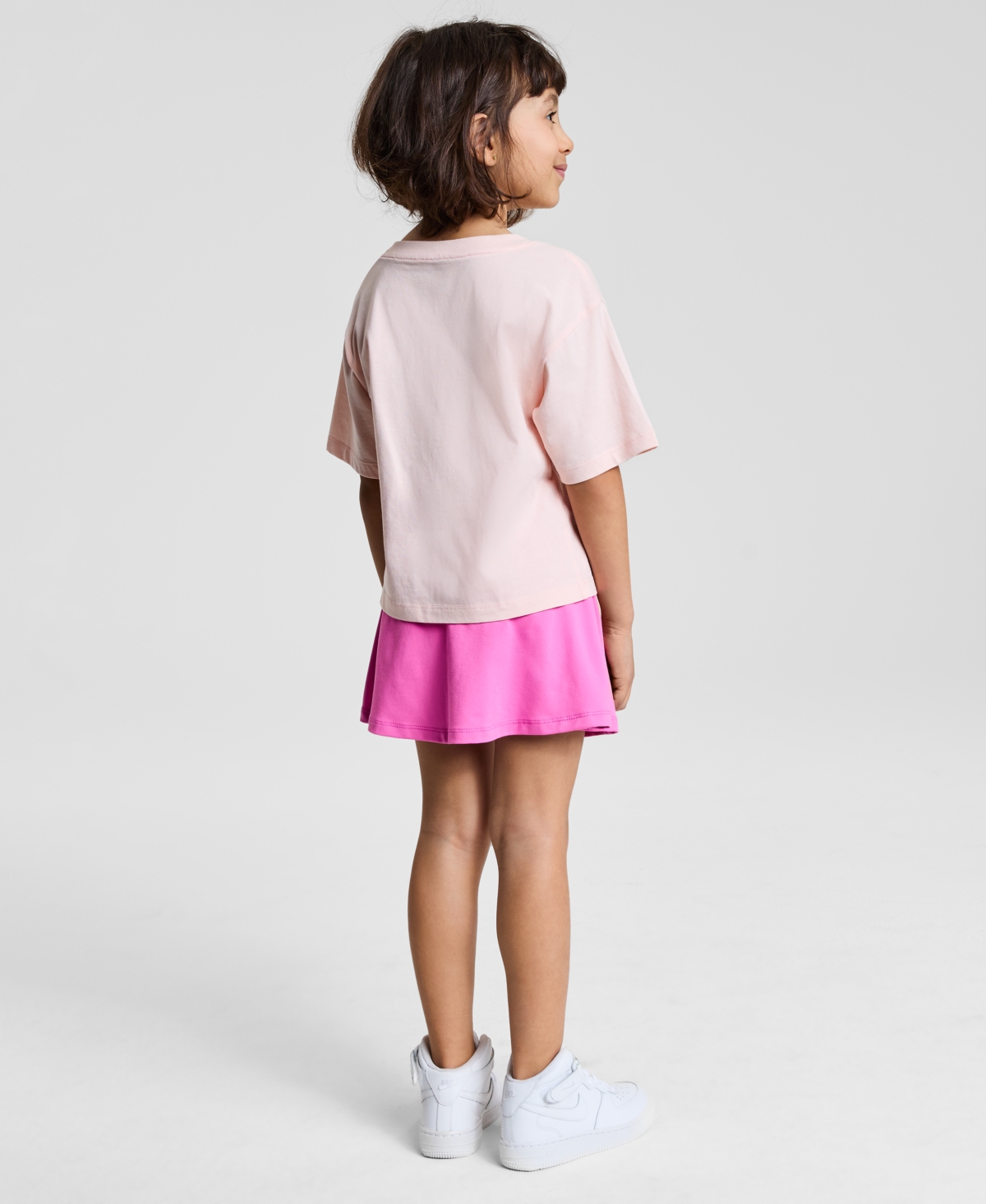 Nike Little Girls Dri-fit Wild Flower T-shirt & Scooter, 2 Piece Set