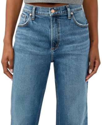 Women's Baggy Mid Rise Bootcut Jeans