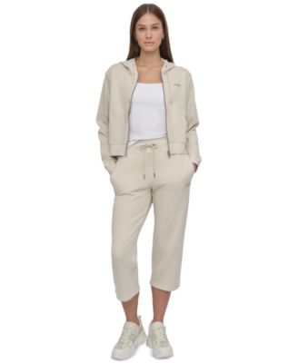 Women's Studded-Logo Cropped Pants