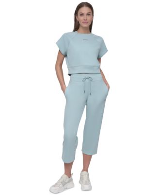 Women's Studded-Logo Cropped Pants