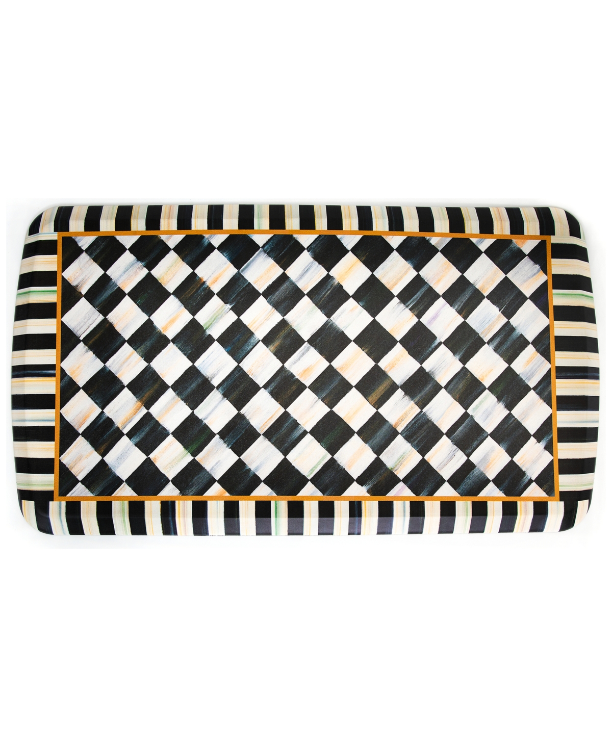 Shop Mackenzie-childs Courtly Check 20" X 36" Gelpro Comfort Mat In No Color